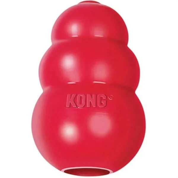 KONG Classic Dog Chew Toy, Red, Medium 3.5 inches