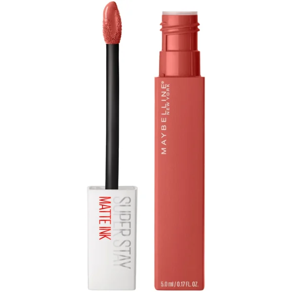 Maybelline SuperStay Matte Ink City Edition Liquid Lipstick Makeup, Self-Starter, 0.17 fl. oz.